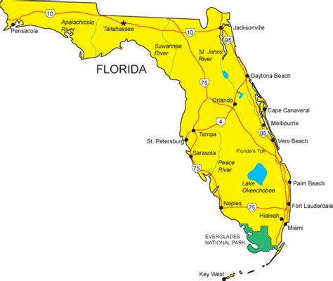 cities in florida state|State of Florida .